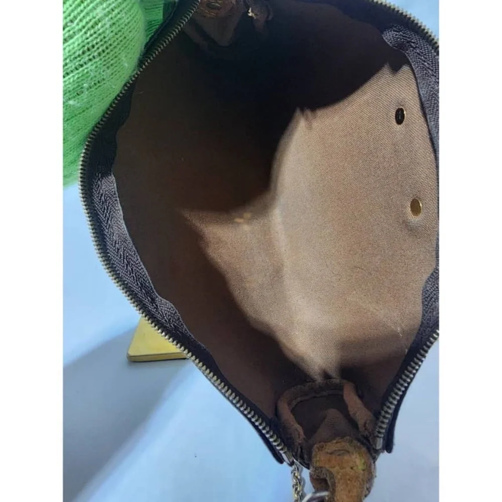 SOLD***Authentic Louis Vuitton LV Monogram Eva Pochette Bag Brown - Picture 14 of 14